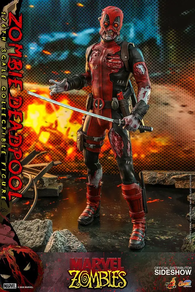 Marvel Zombies Comic Masterpiece Figurka Akcji 1/6 Zombie Deadpool 31 cm zdjęcie produktu