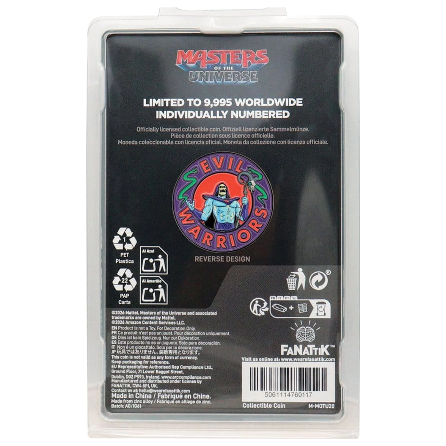 Masters of the Universe 2026 Kolekcjonerska Moneta He-Man & Skeletor Edycja Limitowana zdjęcie produktu