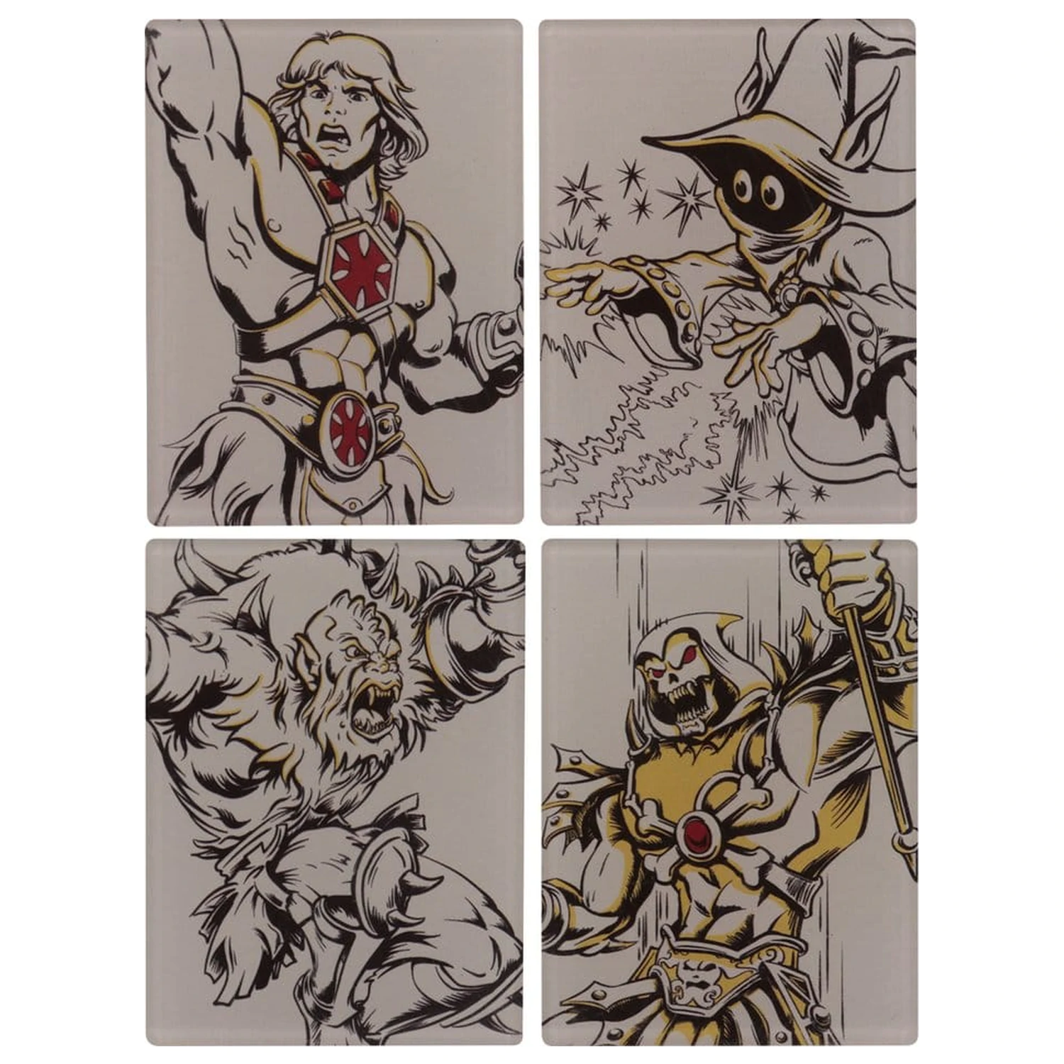 Masters of the Universe Magnesy 4-pak zdjęcie produktu