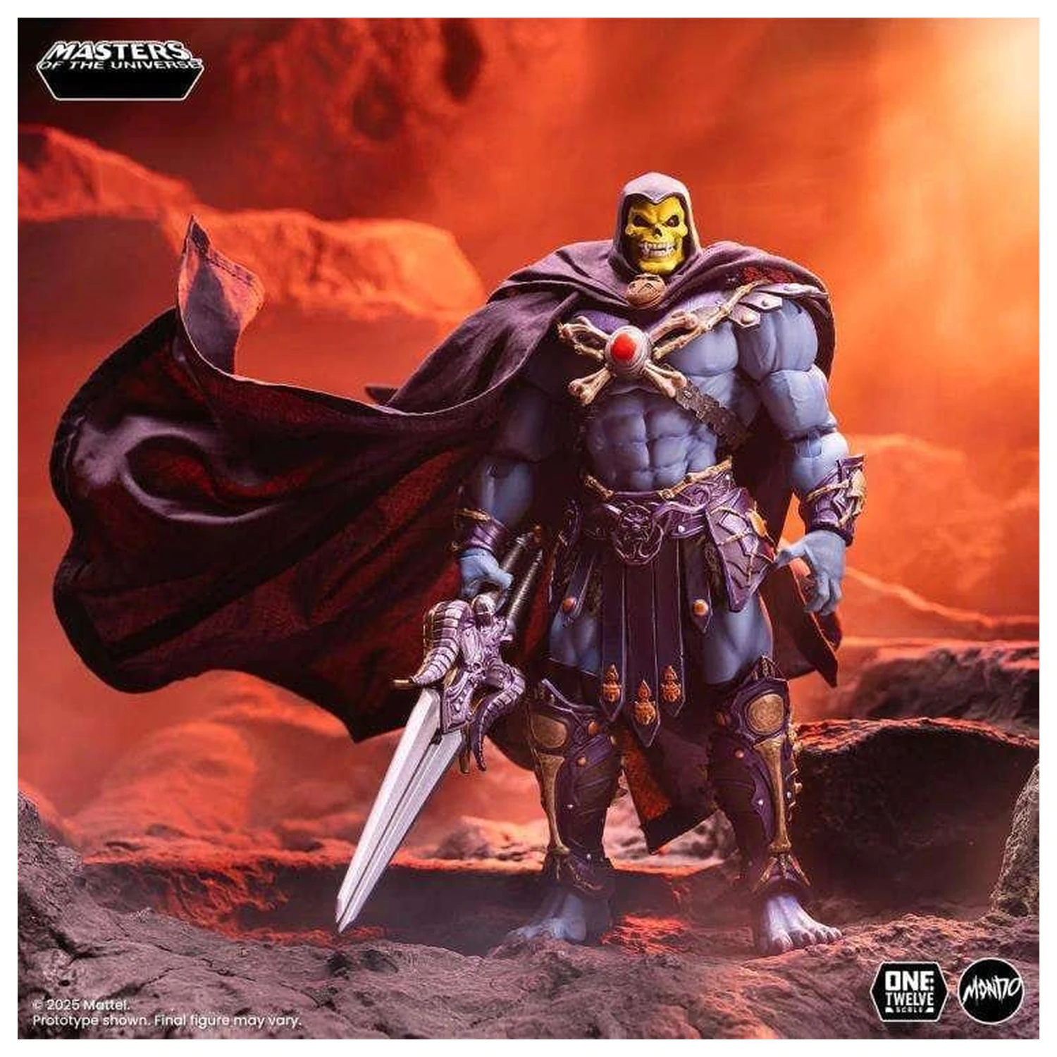 Masters of the Universe figurka akcji 1/12 200x - Skeletor zdjęcie produktu