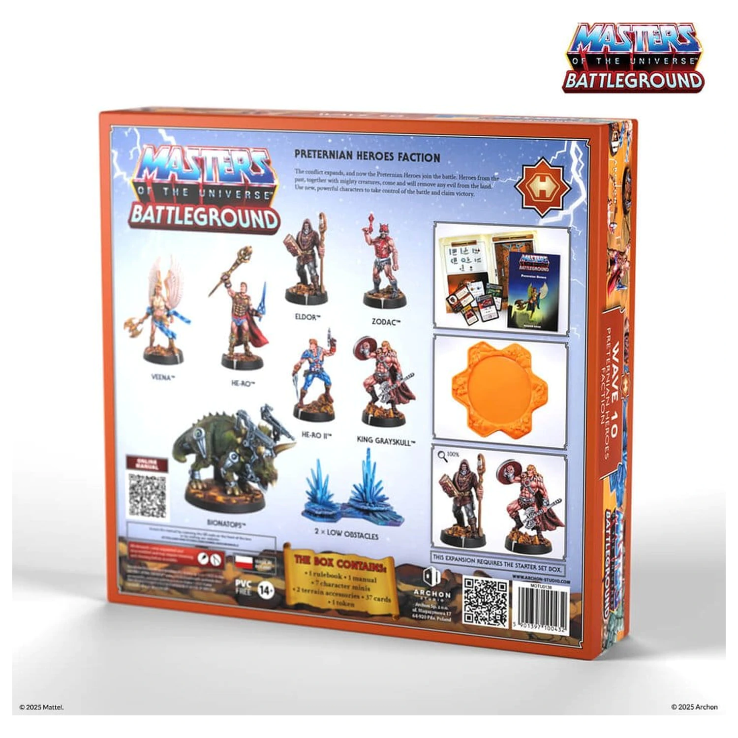 Masters of the Universe: Battleground Miniatures Game Wave 10: Preternian Heroes Faction *Angielska Wersja* zdjęcie produktu