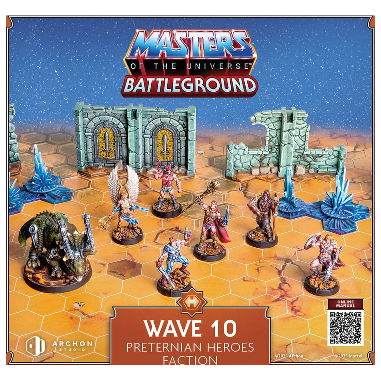 Masters of the Universe: Battleground Miniatures Game Wave 10: Preternian Heroes Faction Wersja niemiecka zdjęcie produktu