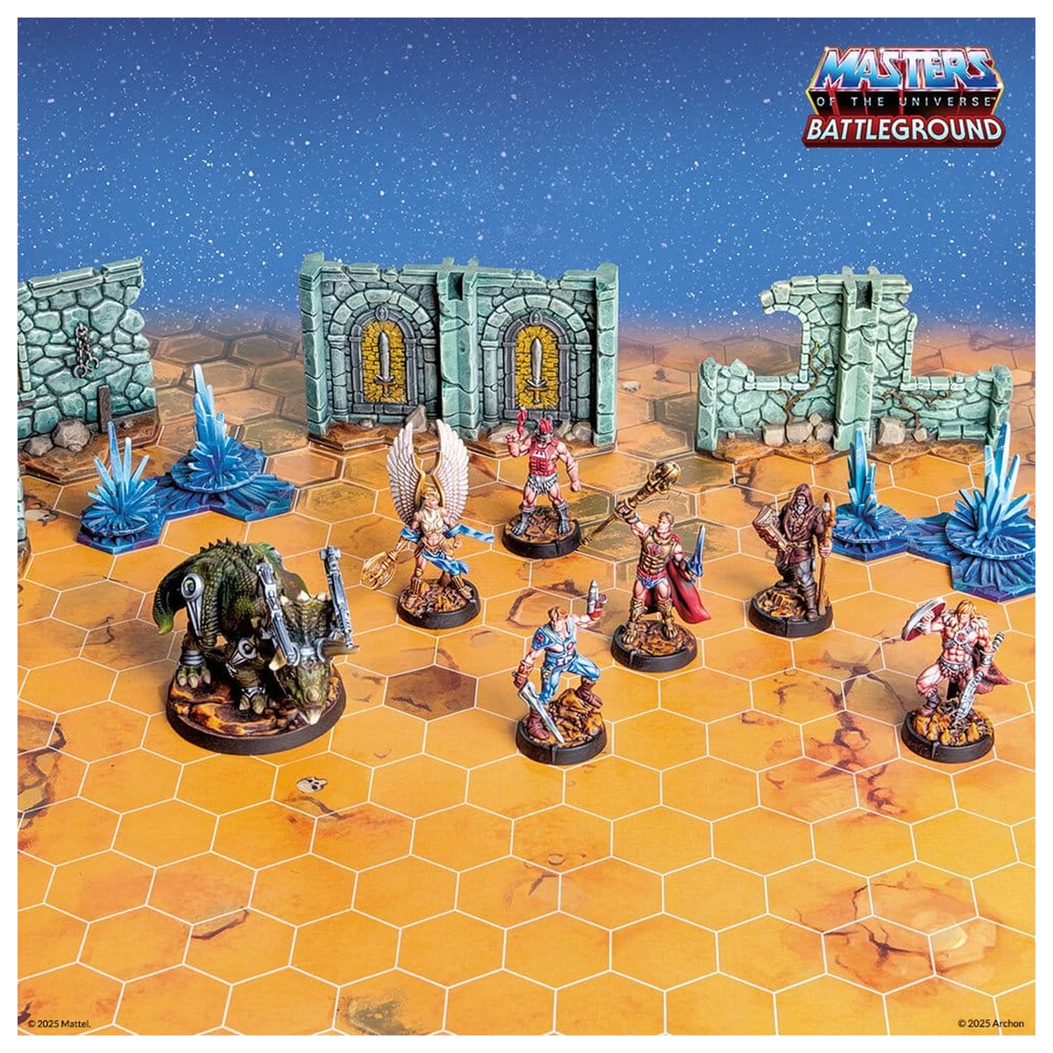 Masters of the Universe: Battleground Miniatures Game Wave 10: Preternian Heroes Faction Wersja niemiecka zdjęcie produktu