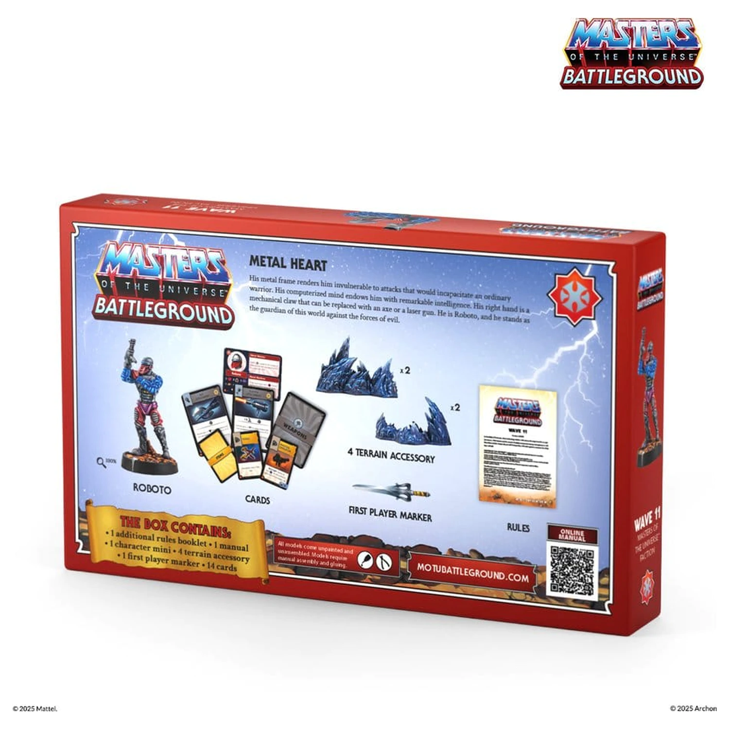 Masters of the Universe: Battleground Miniatures Game Wave 11: Frakcja MOTU (Roboto) *Wersja Niemiecka* zdjęcie produktu