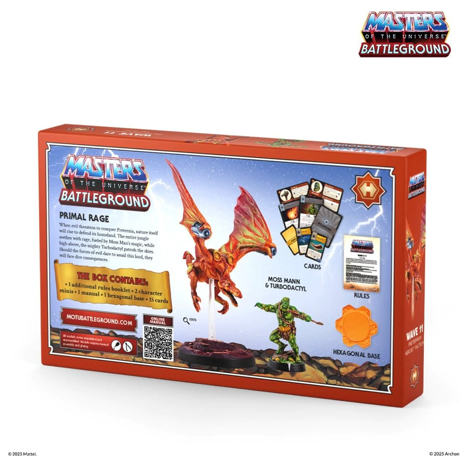 Masters of the Universe: Battleground Miniatures Game Fala 11: Preternian Heroes (Moss Man / Turbodactyl) Wersja Angielska zdjęcie produktu