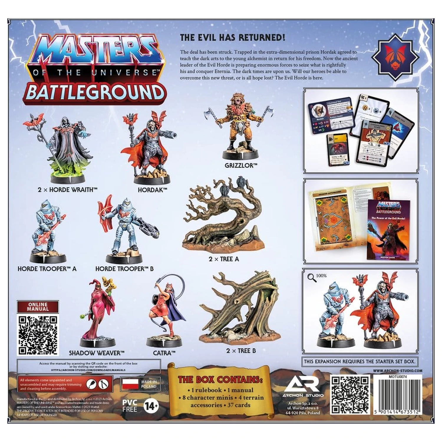 Masters of the Universe: Battleground Miniatures Game Wave 4: The Power of the Evil Horde *wersja angielska* zdjęcie produktu