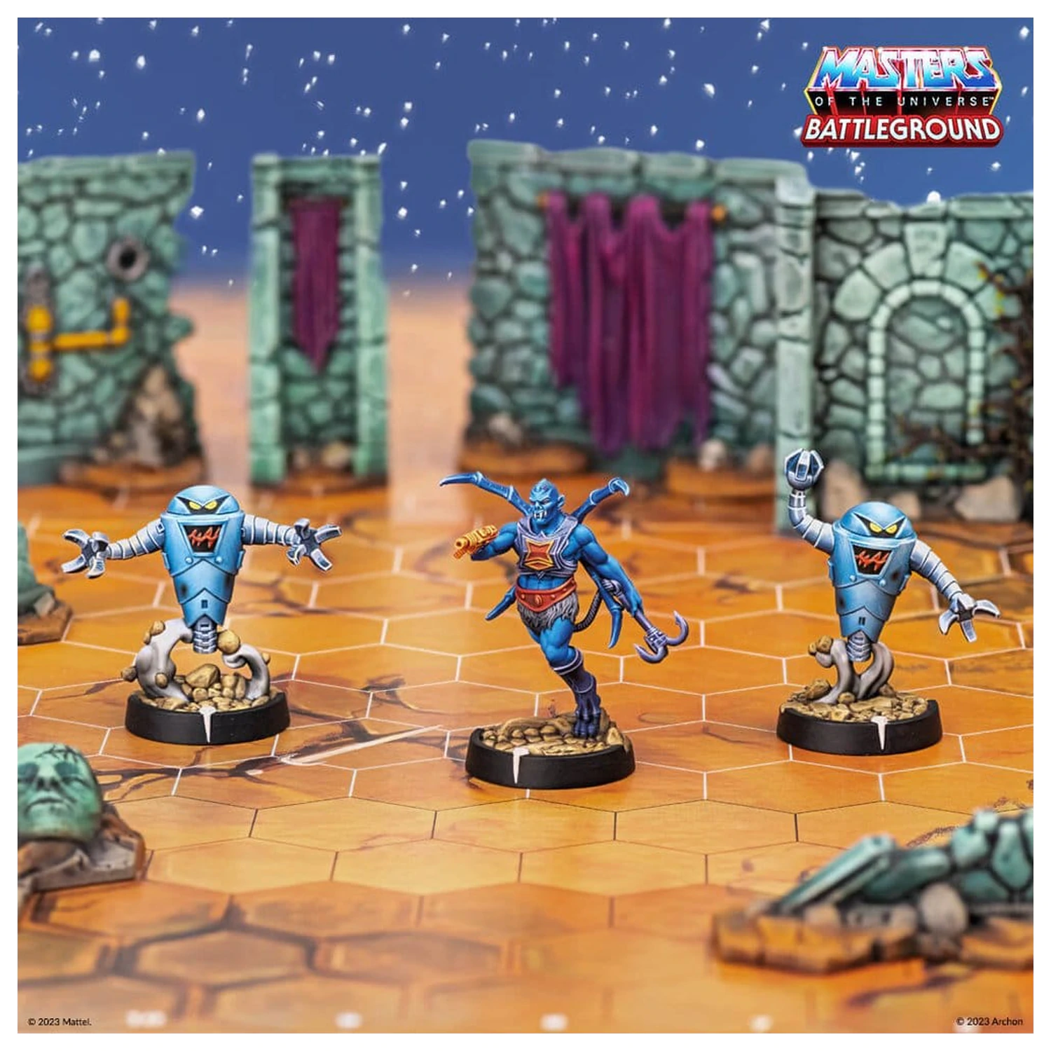 Masters of the Universe: Battleground Miniatures Gra Figurkowa Fala 5: Evil Warriors Frakcja *Wersja niemiecka* zdjęcie produktu