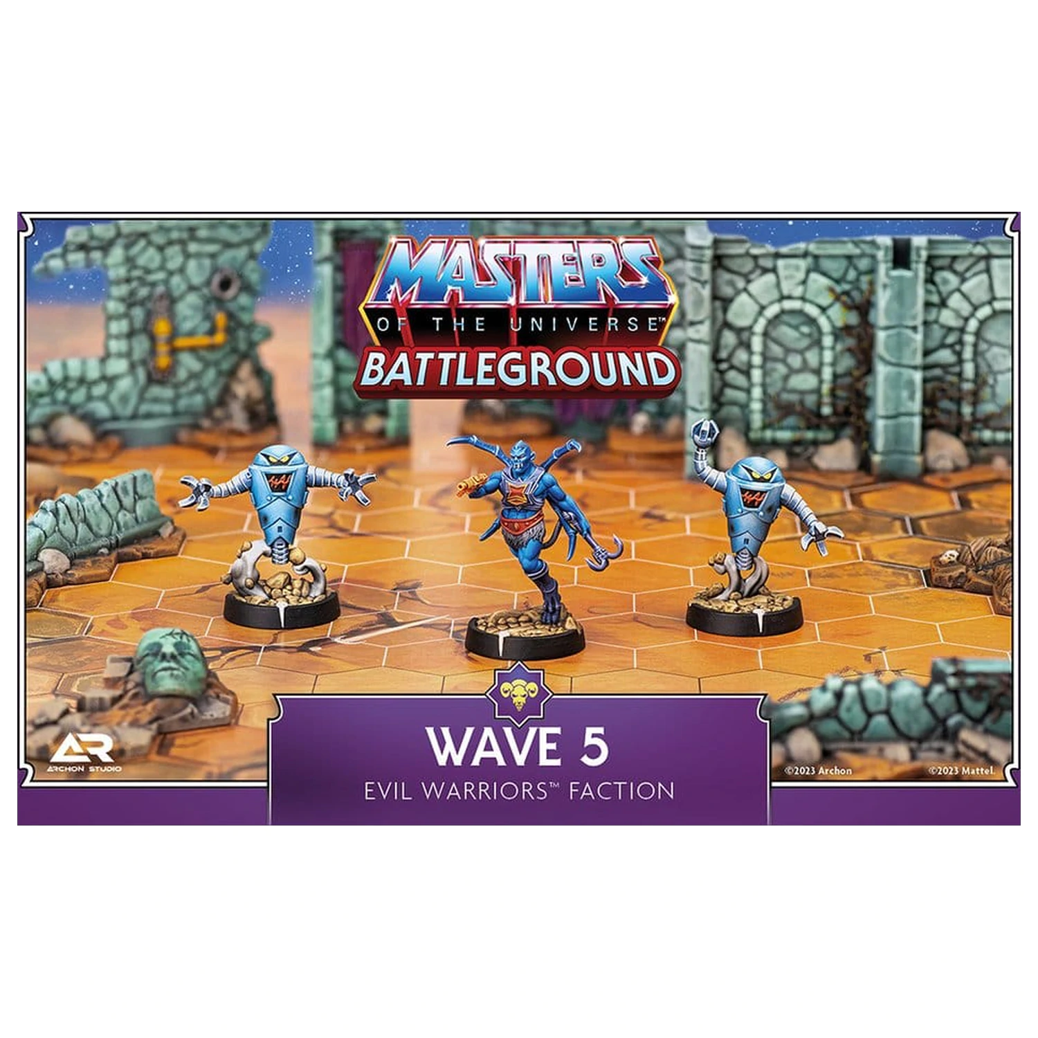 Masters of the Universe: Battleground Miniatures Gra Figurkowa Fala 5: Evil Warriors Frakcja *Wersja niemiecka* zdjęcie produktu