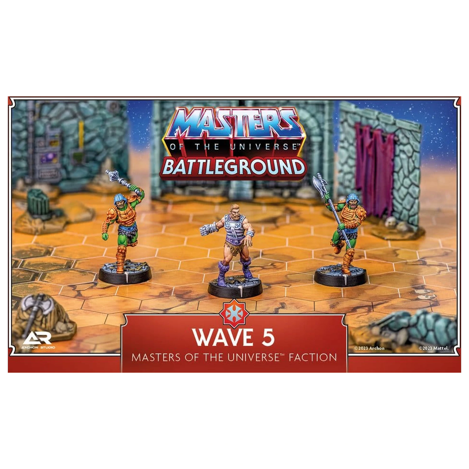 Masters of the Universe: Battleground Miniatures Game Wave 5: Masters of the Universe Faction *Angielska Wersja* zdjęcie produktu