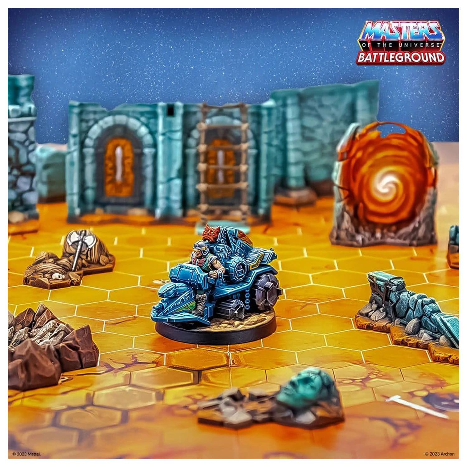 Masters of the Universe: Battleground Miniatures Game Wave 6: Fighting Foe Men Faction *Wersja Angielska* zdjęcie produktu