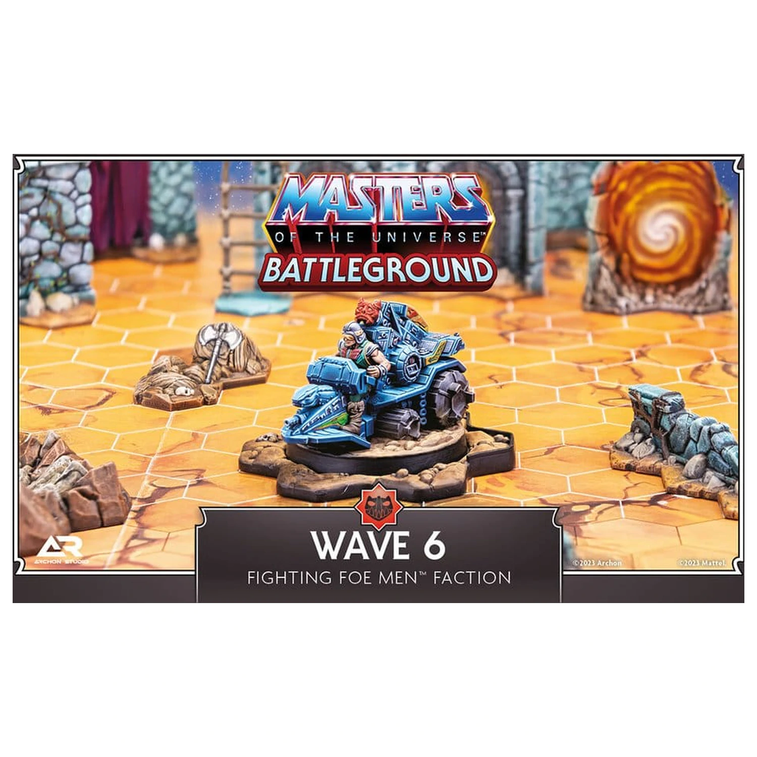 Masters of the Universe: Battleground Miniatures Game Wave 6: Fighting Foe Men Faction *niemiecka wersja* zdjęcie produktu