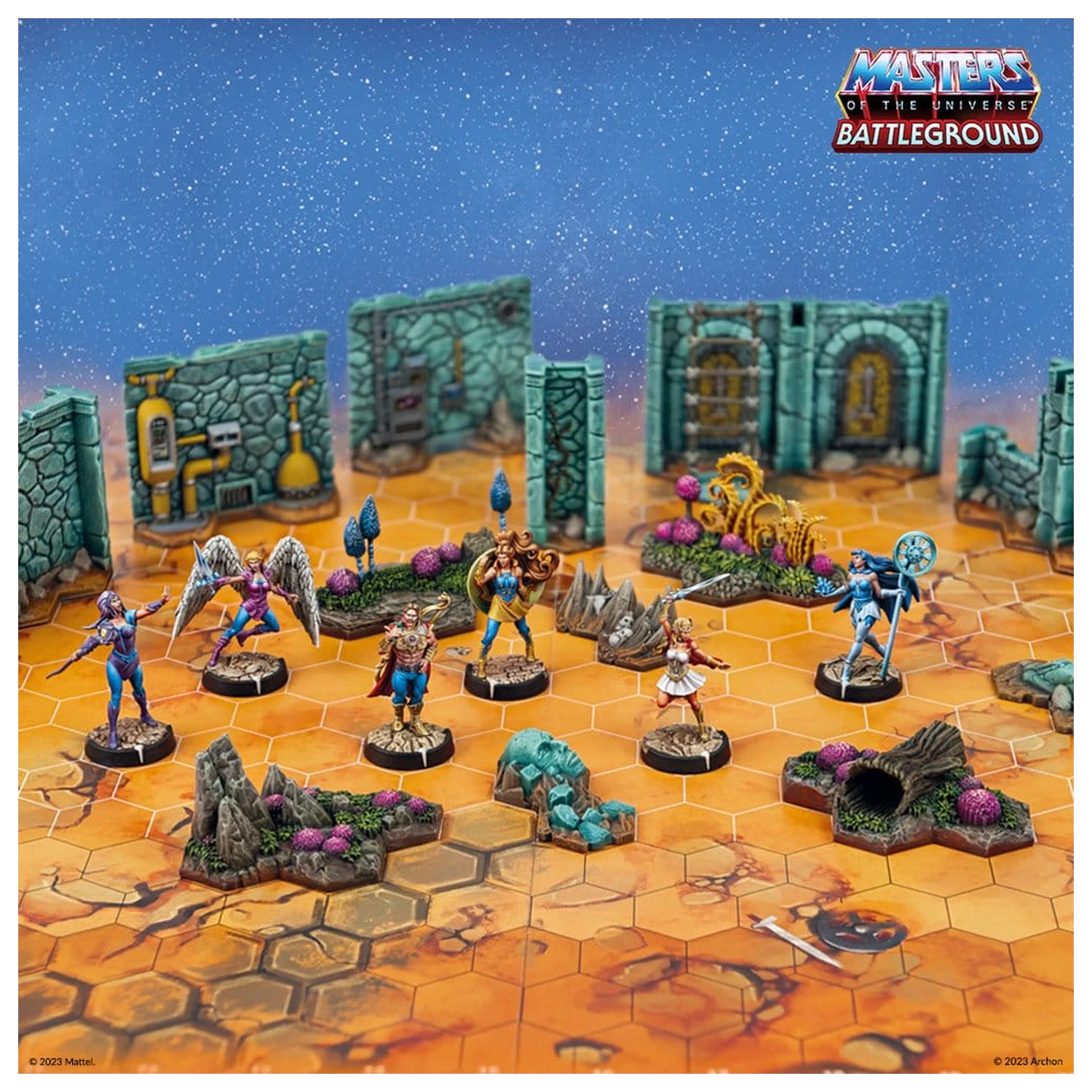 Masters of the Universe: Battleground Miniatures Game Wave 7: The Great Rebellion *niemiecka wersja* zdjęcie produktu