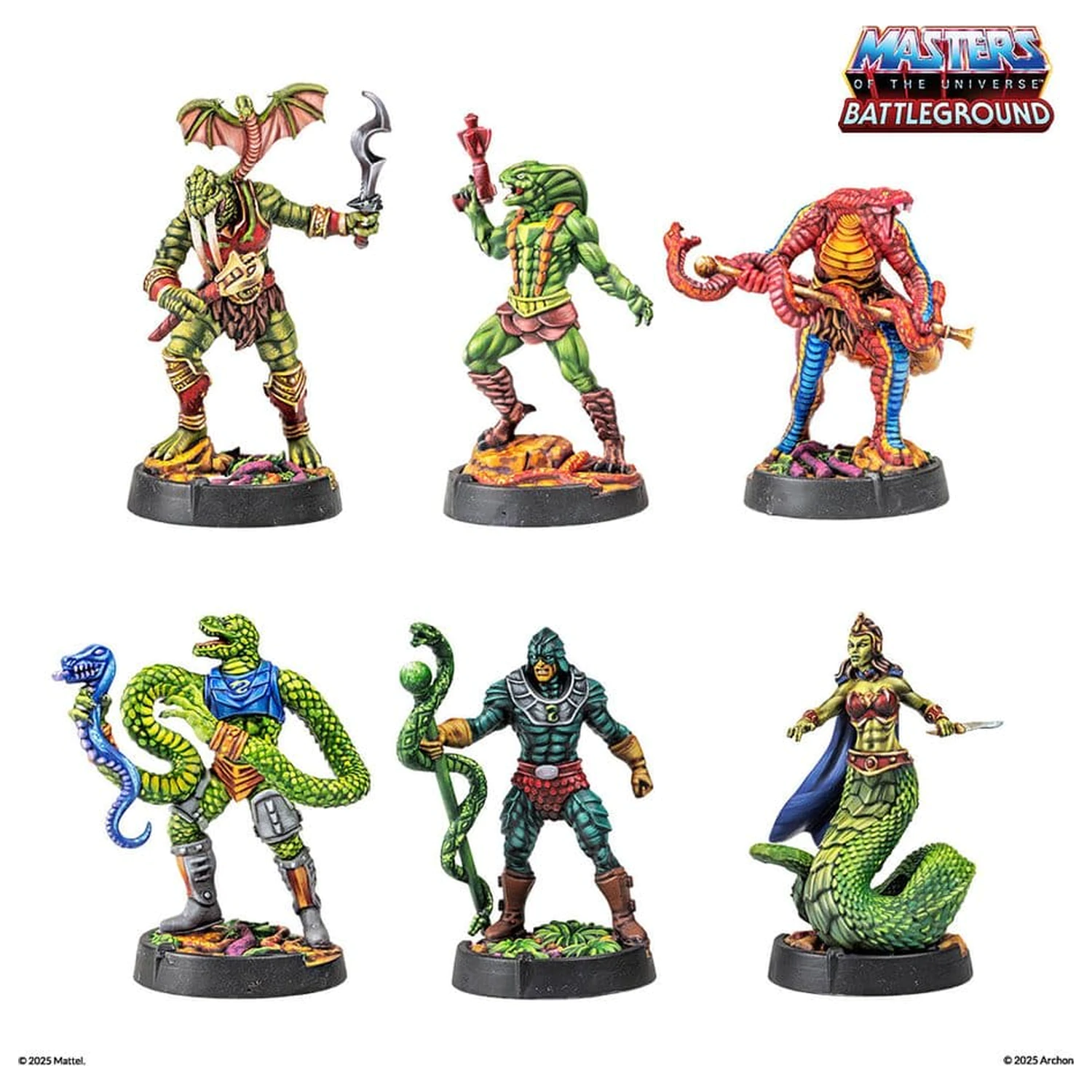 Masters of the Universe: Battleground Miniatures Gra Wave 8: frakcja Snake Men *Angielska wersja* zdjęcie produktu