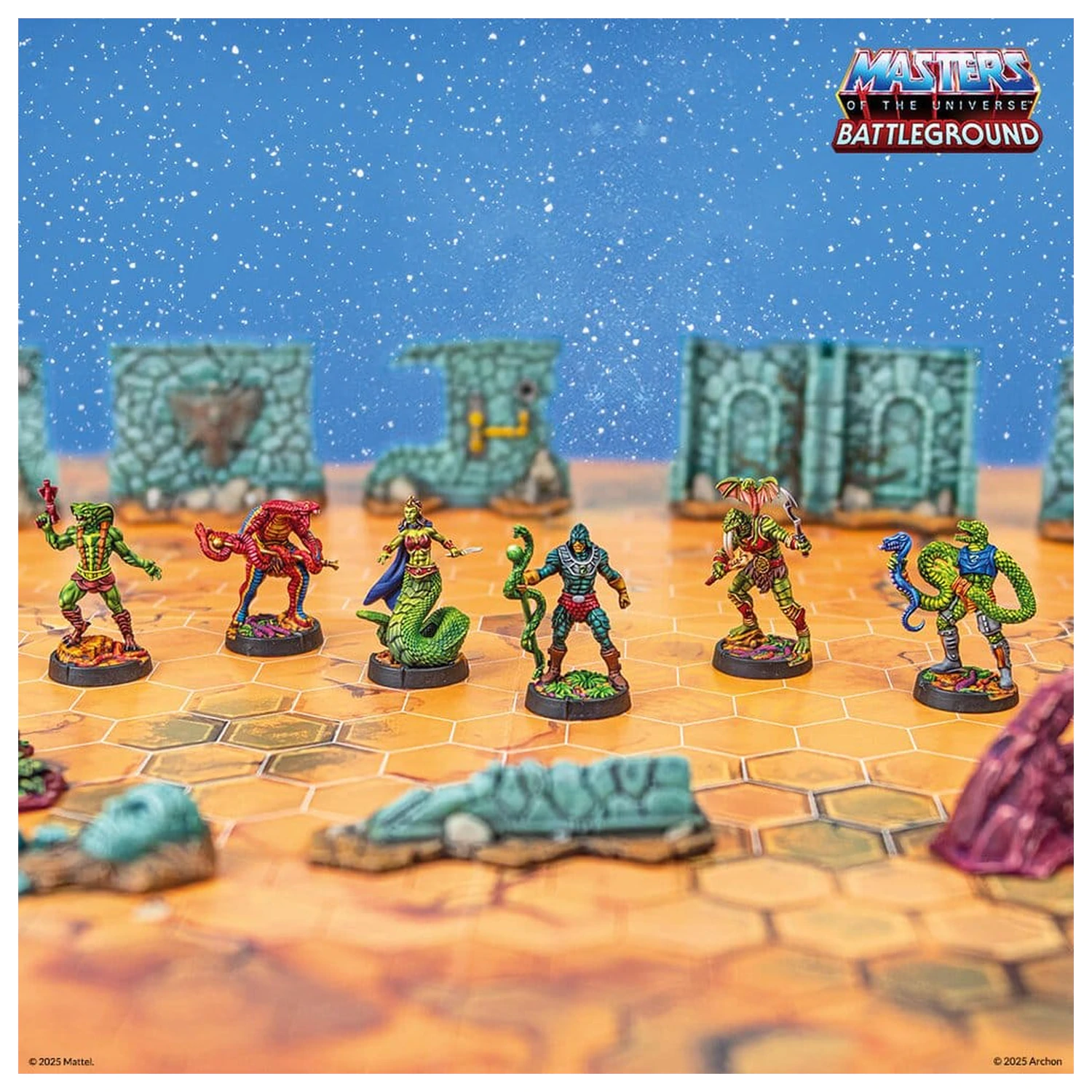 Masters of the Universe: Battleground Miniatures Game Wave 8: Snake Men Faction *German Version* zdjęcie produktu
