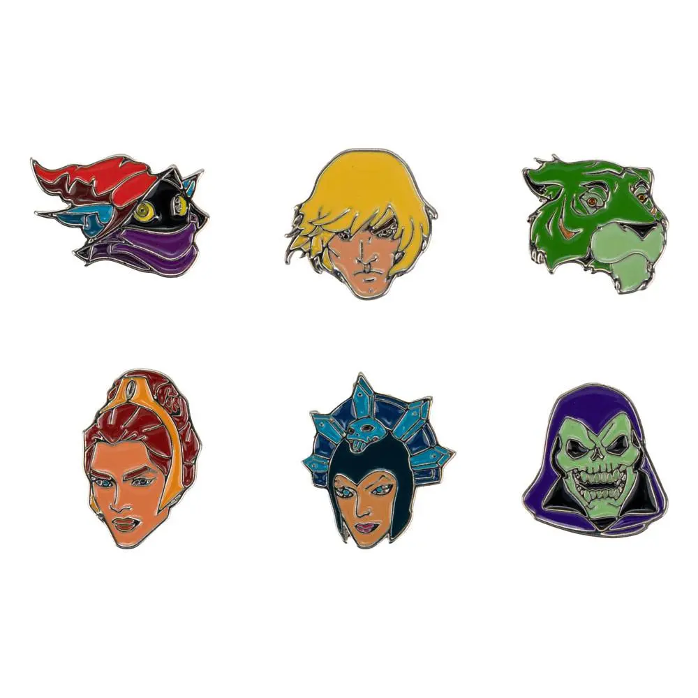 Masters of the Universe przypinki, zestaw 6 sztuk, Characters zdjęcie produktu