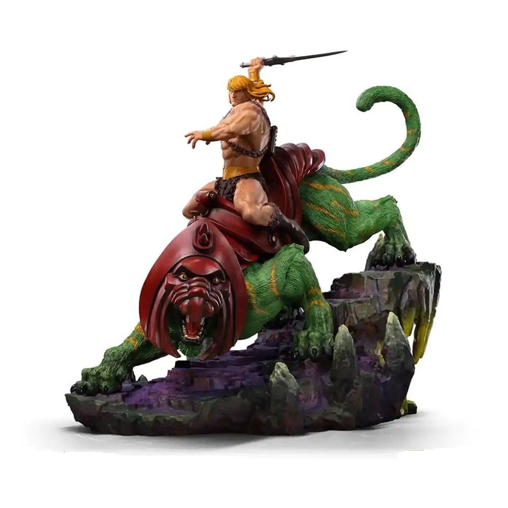 Masters of the Universe Deluxe Art Scale Statue 1/10 He-man and Battle Cat Statua 31 cm zdjęcie produktu