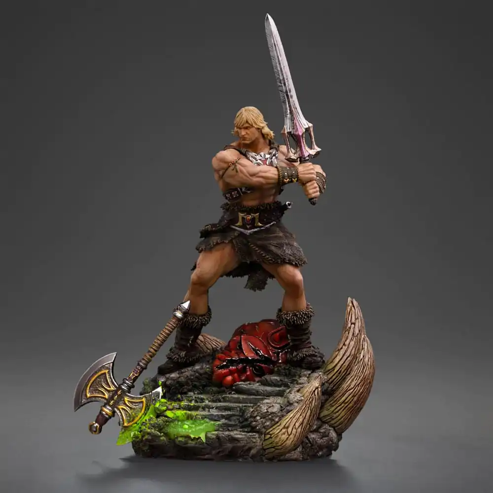 Masters of the Universe Deluxe Art Scale Statue 1/10 He-Man Unleashed Statua 34 cm zdjęcie produktu