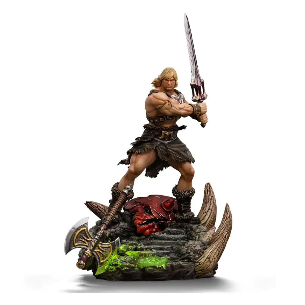 Masters of the Universe Deluxe Art Scale Statue 1/10 He-Man Unleashed Statua 34 cm zdjęcie produktu