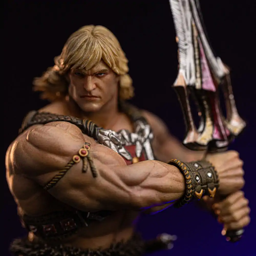 Masters of the Universe Deluxe Art Scale Statue 1/10 He-Man Unleashed Statua 34 cm zdjęcie produktu