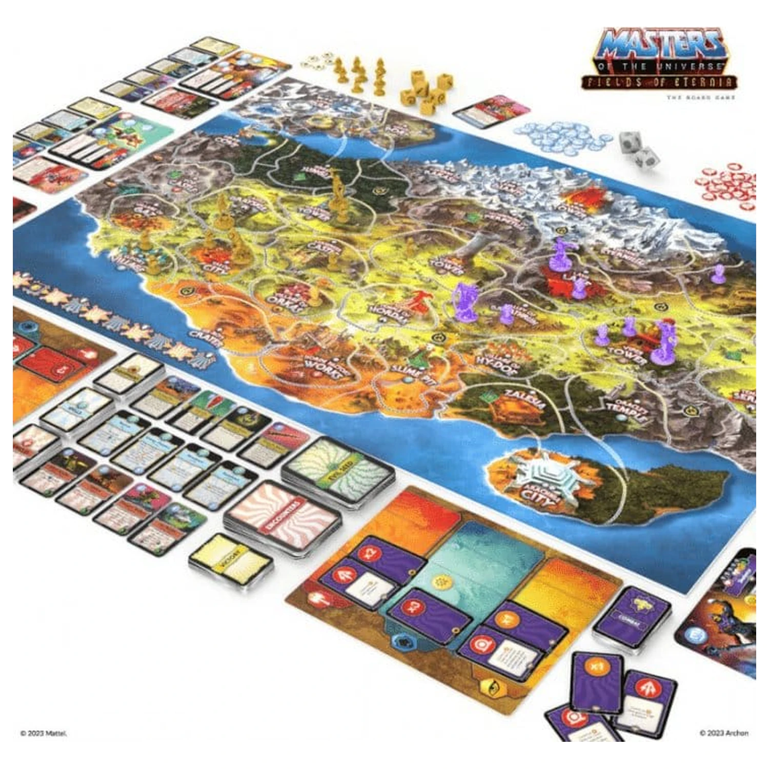 Masters of the Universe Gra planszowa Fields of Eternia Wersja angielska zdjęcie produktu