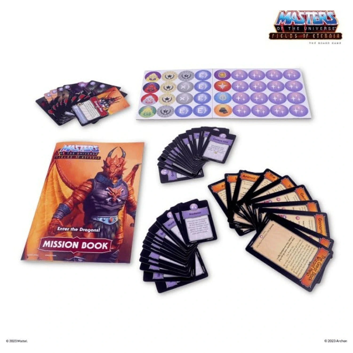 Masters of the Universe gra planszowa dodatek Fields of Eternia - Enter the Dragons! *English Version* zdjęcie produktu