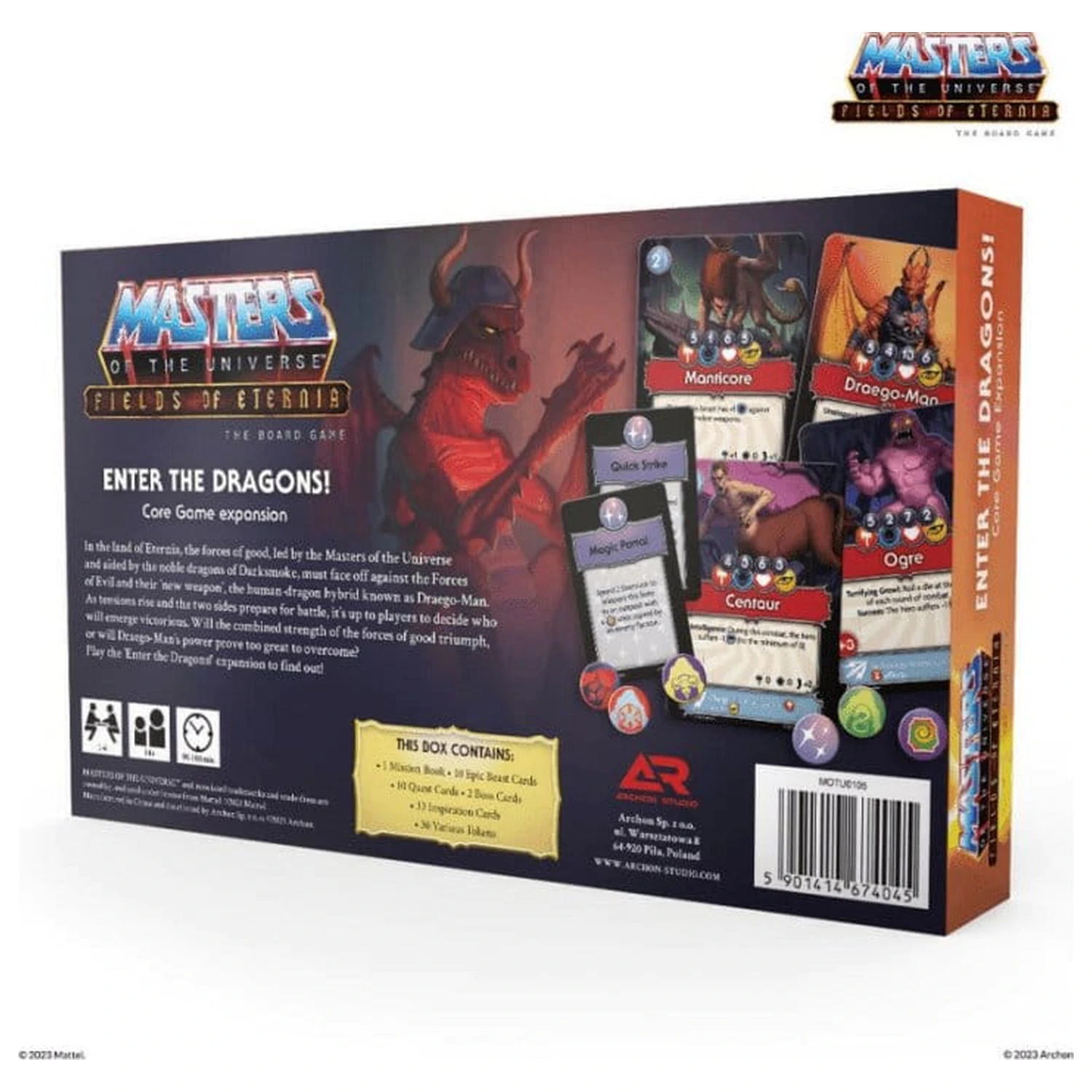 Masters of the Universe Board Game Rozszerzenie Fields of Eternia - Enter the Dragons! *Wersja niemiecka* zdjęcie produktu
