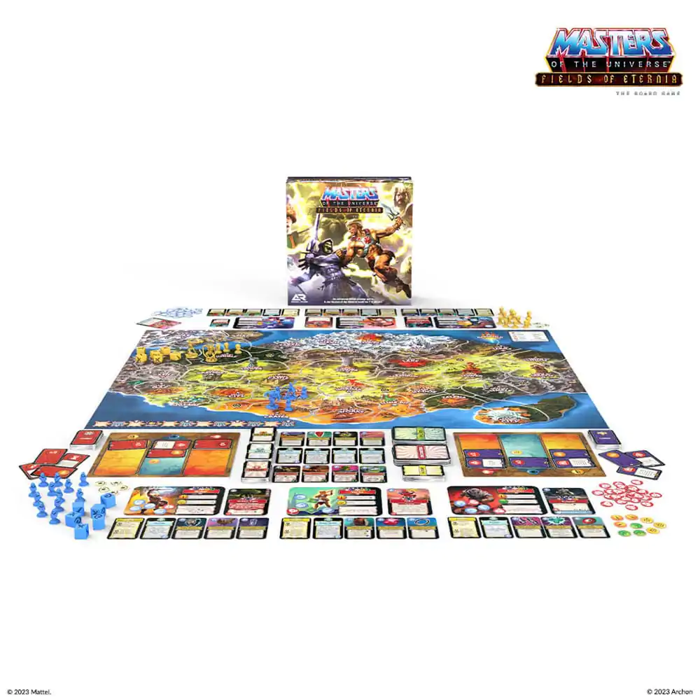 Masters of the Universe Board Game Fields of Eternia Niemiecka Edycja zdjęcie produktu
