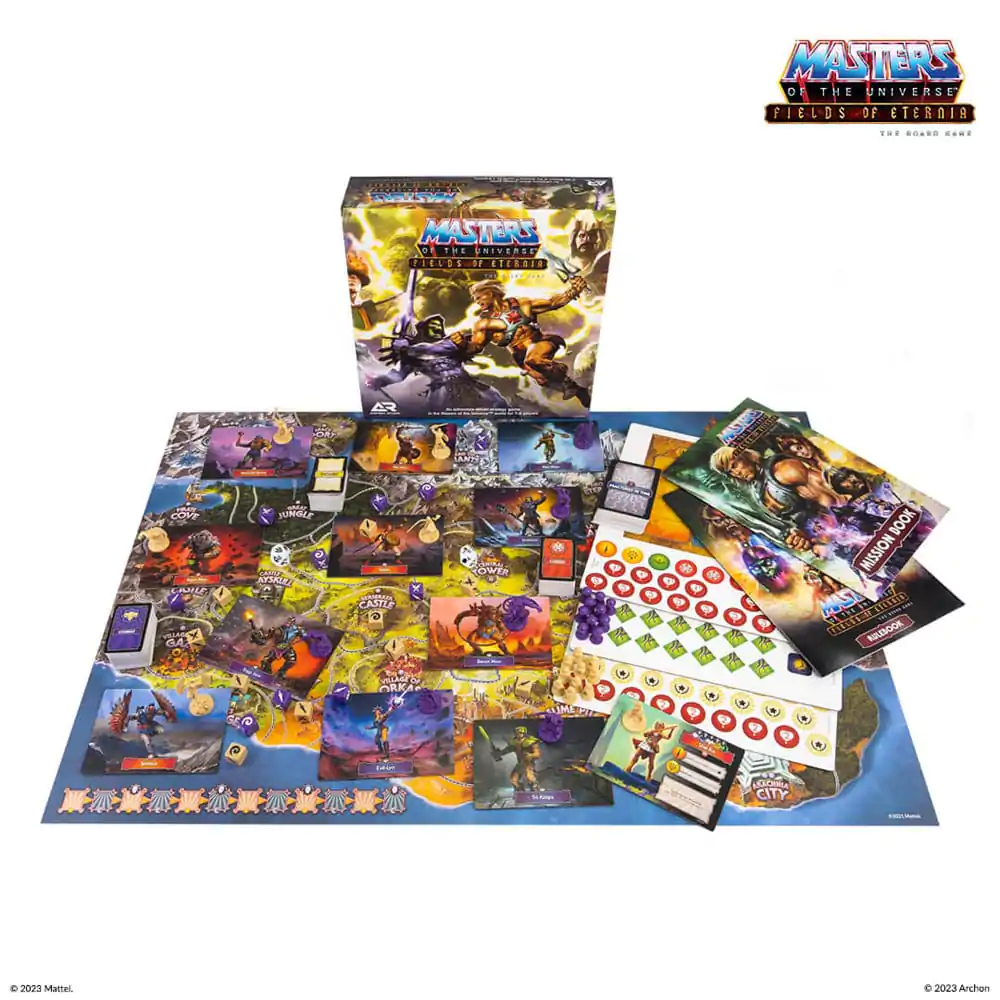 Masters of the Universe Board Game Fields of Eternia Niemiecka Edycja zdjęcie produktu