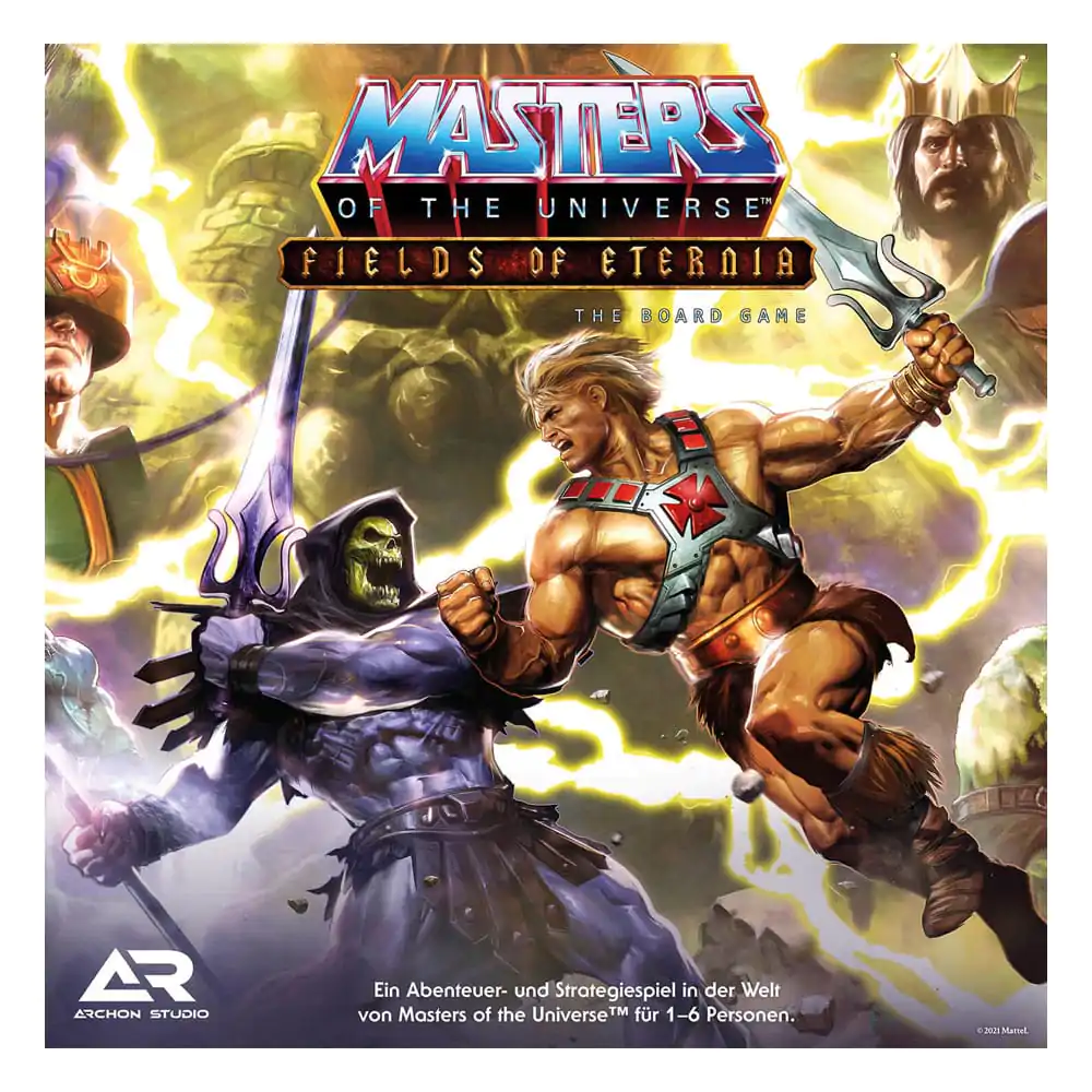 Masters of the Universe Board Game Fields of Eternia Niemiecka Edycja zdjęcie produktu