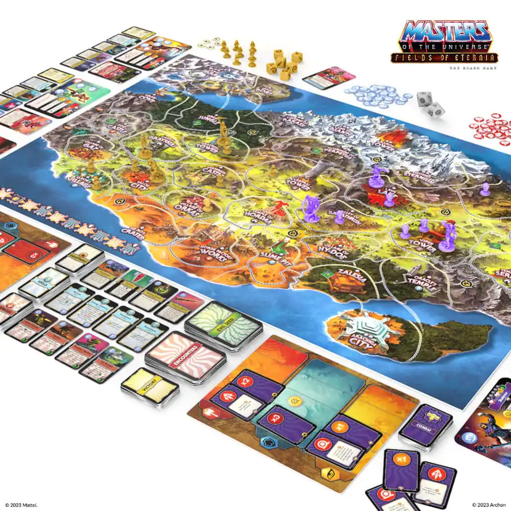 Masters of the Universe Board Game Fields of Eternia Niemiecka Edycja zdjęcie produktu
