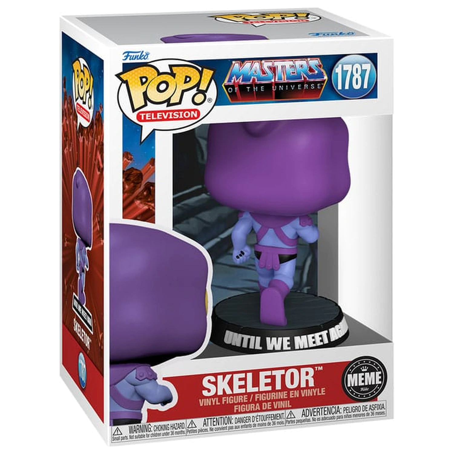 Masters of the Universe Funko POP! Animation Winyl Figurka Mem - Uciekający Szkieletor 9 cm zdjęcie produktu