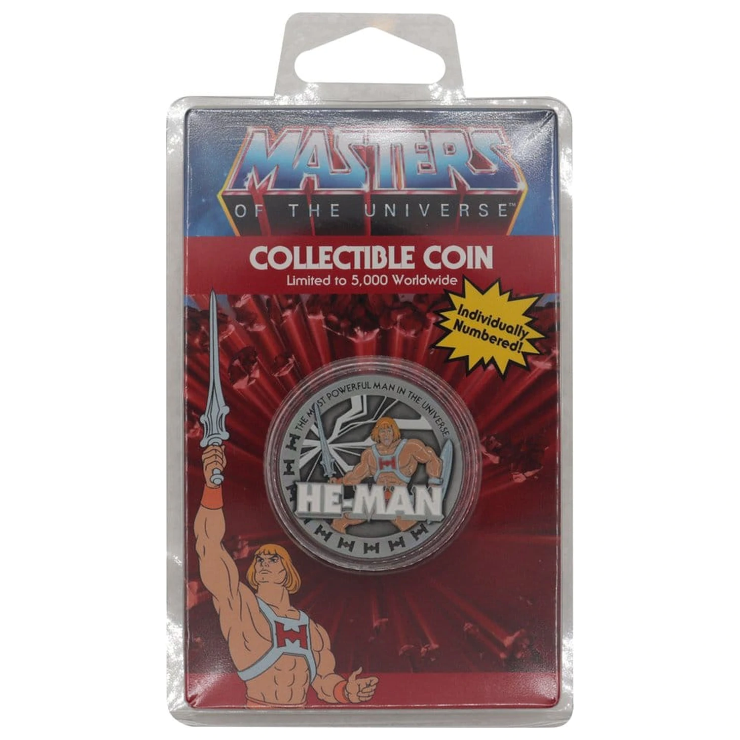 Masters of the Universe Kolekcjonerska moneta He-Man Edycja Limitowana zdjęcie produktu