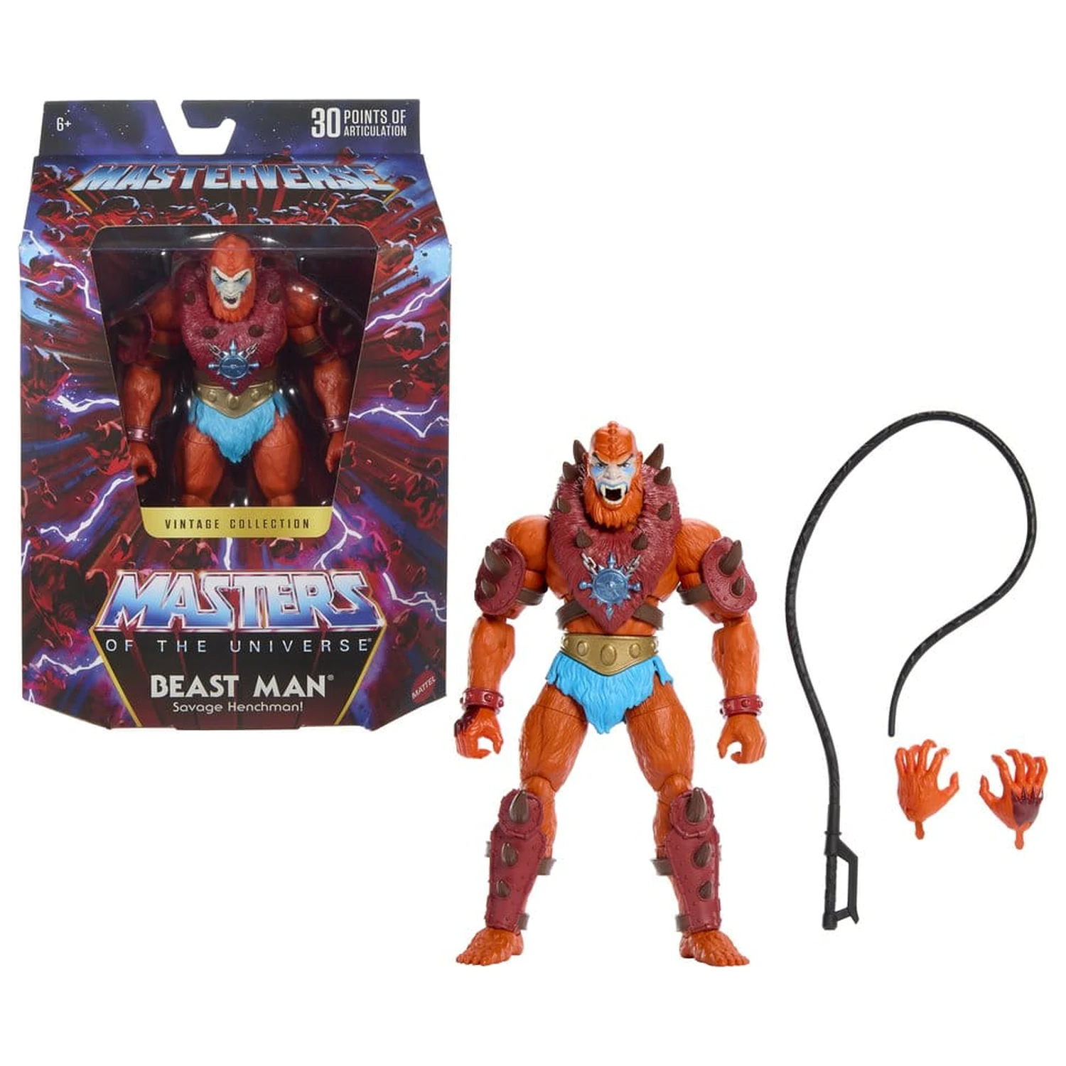 Masters of the Universe Masterverse Figurka akcji Vintage Collection: Beast Man 18 cm zdjęcie produktu