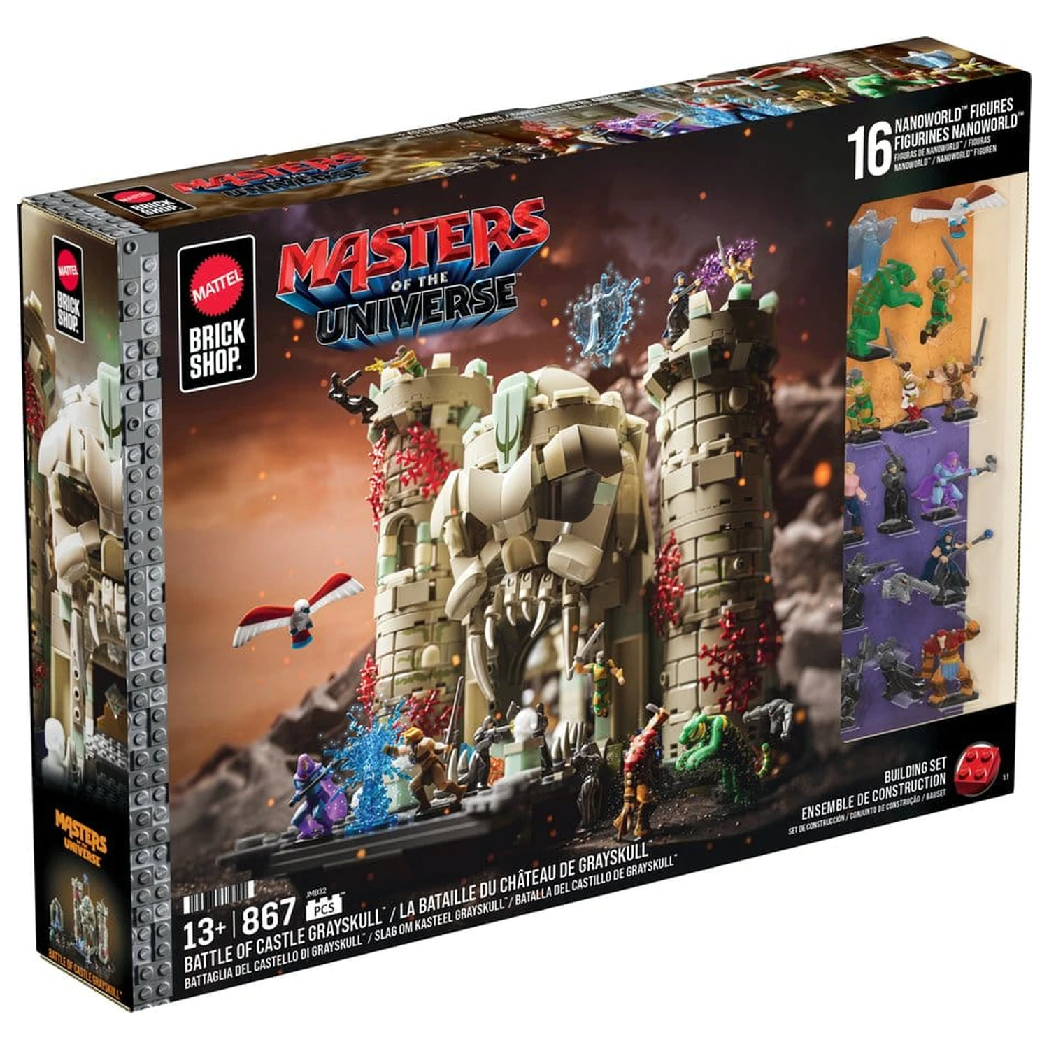 Masters of the Universe Mattel Brick Shop Zestaw konstrukcyjny Castle Grayskull zdjęcie produktu