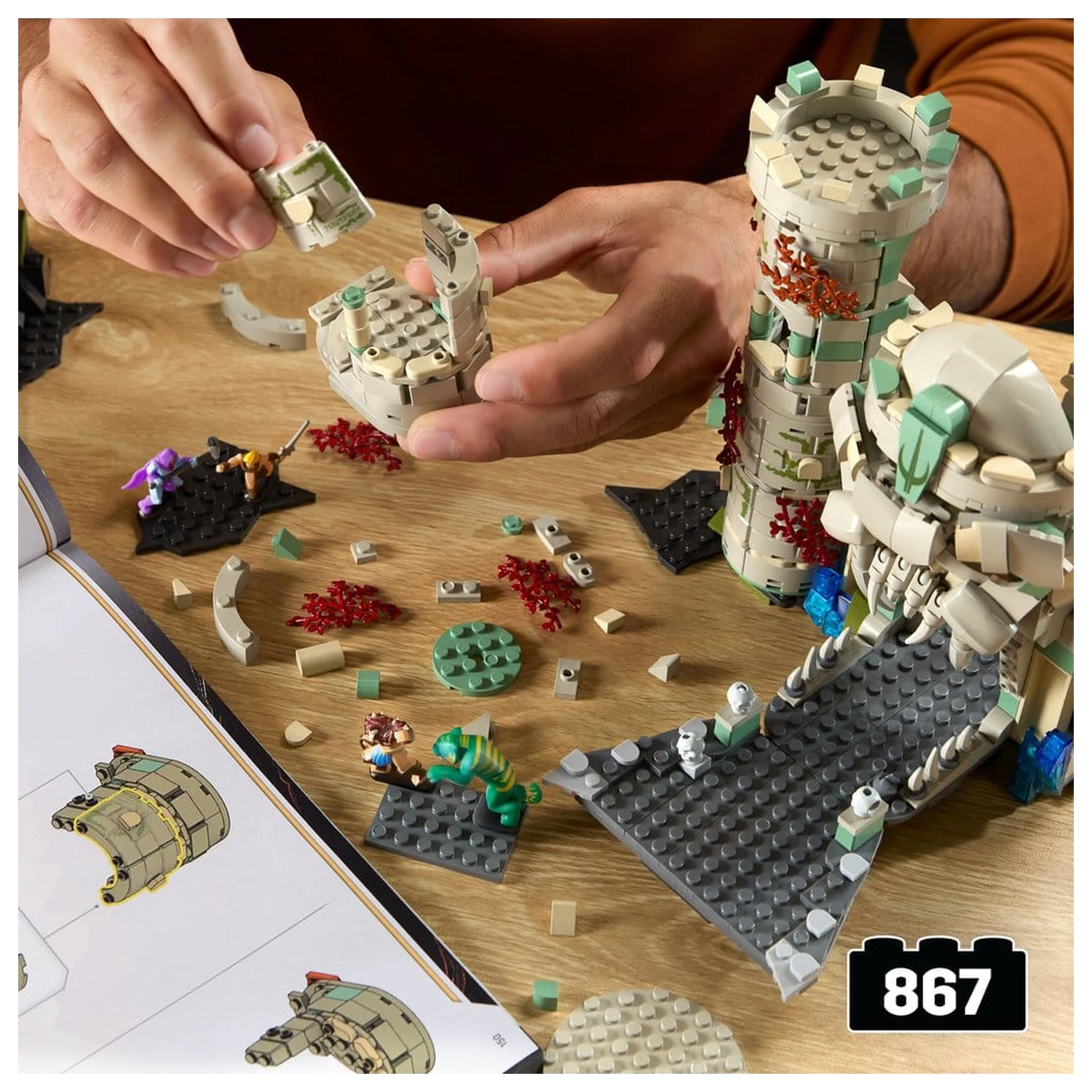 Masters of the Universe Mattel Brick Shop Zestaw konstrukcyjny Castle Grayskull zdjęcie produktu