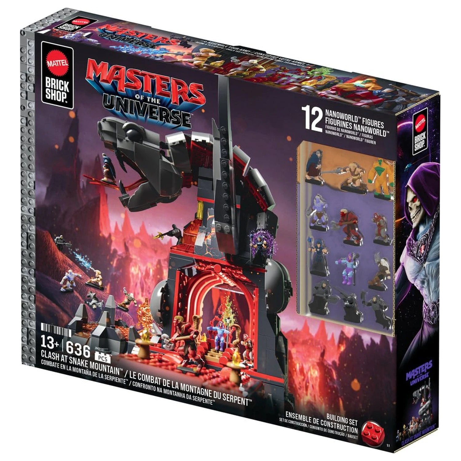 Masters of the Universe Mattel Brick Shop Zestaw Konstrukcyjny Snake Mountain zdjęcie produktu