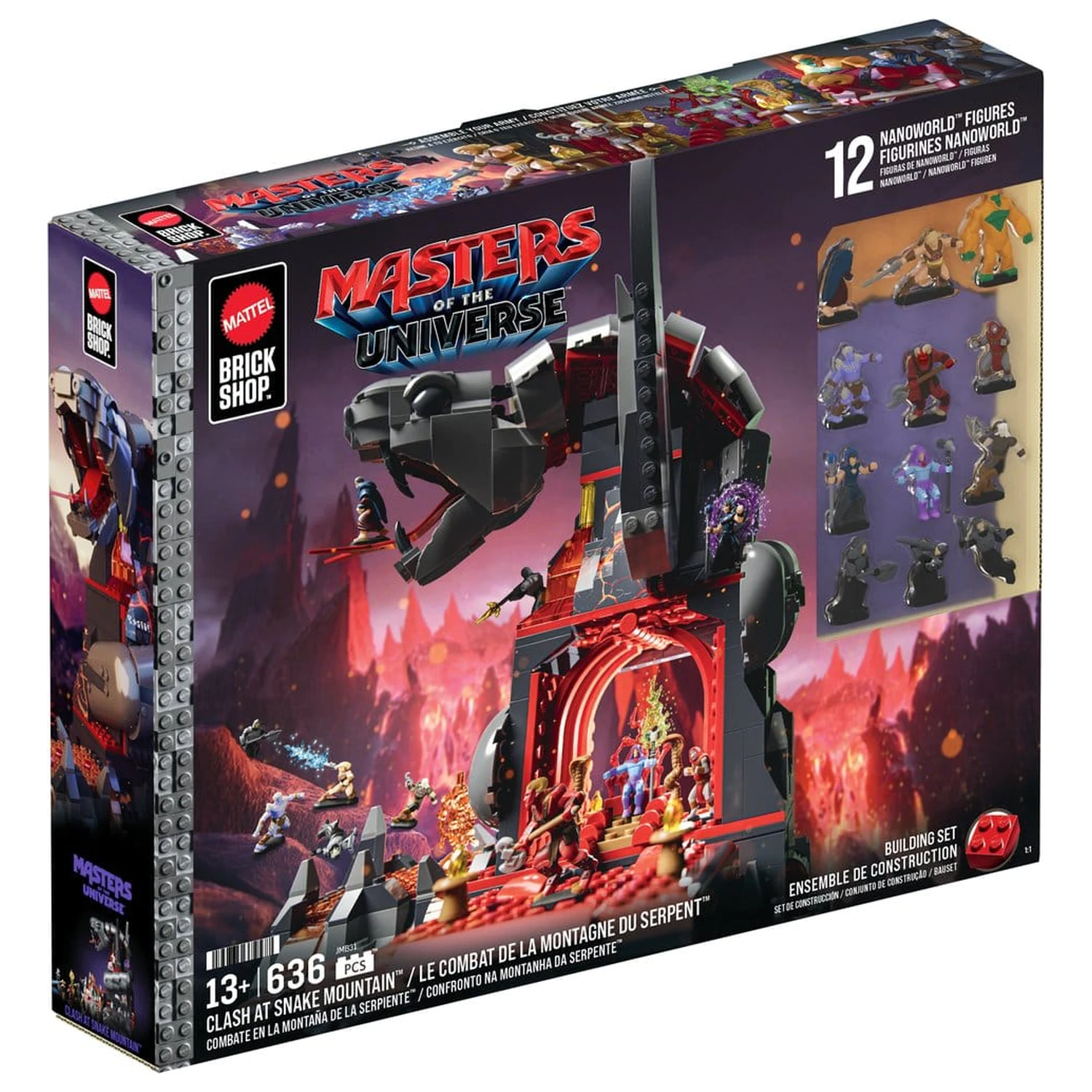 Masters of the Universe Mattel Brick Shop Zestaw Konstrukcyjny Snake Mountain zdjęcie produktu