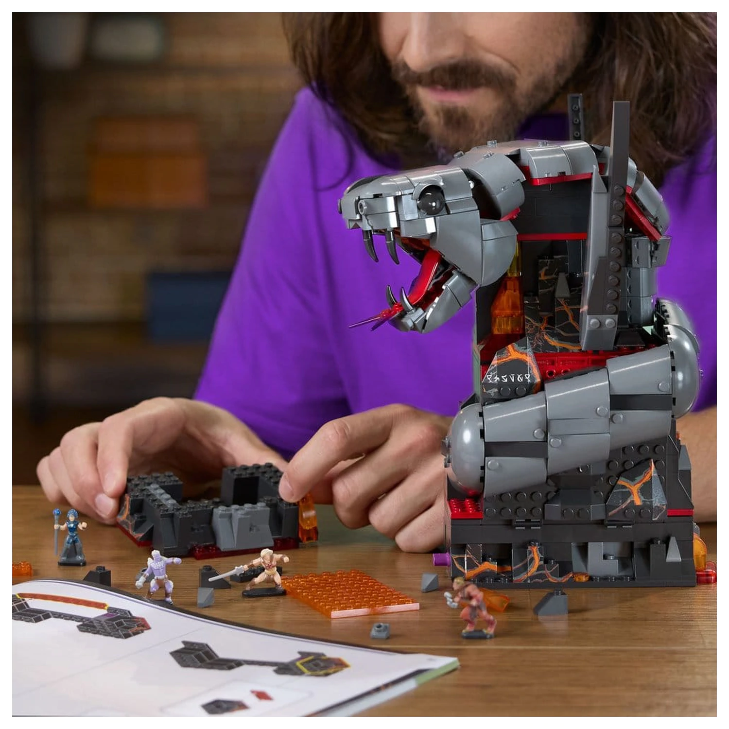 Masters of the Universe Mattel Brick Shop Zestaw Konstrukcyjny Snake Mountain zdjęcie produktu