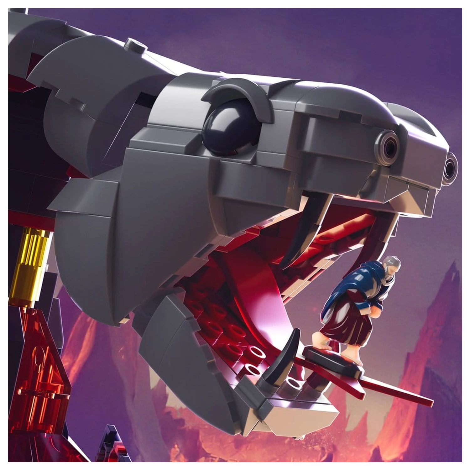 Masters of the Universe Mattel Brick Shop Zestaw Konstrukcyjny Snake Mountain zdjęcie produktu