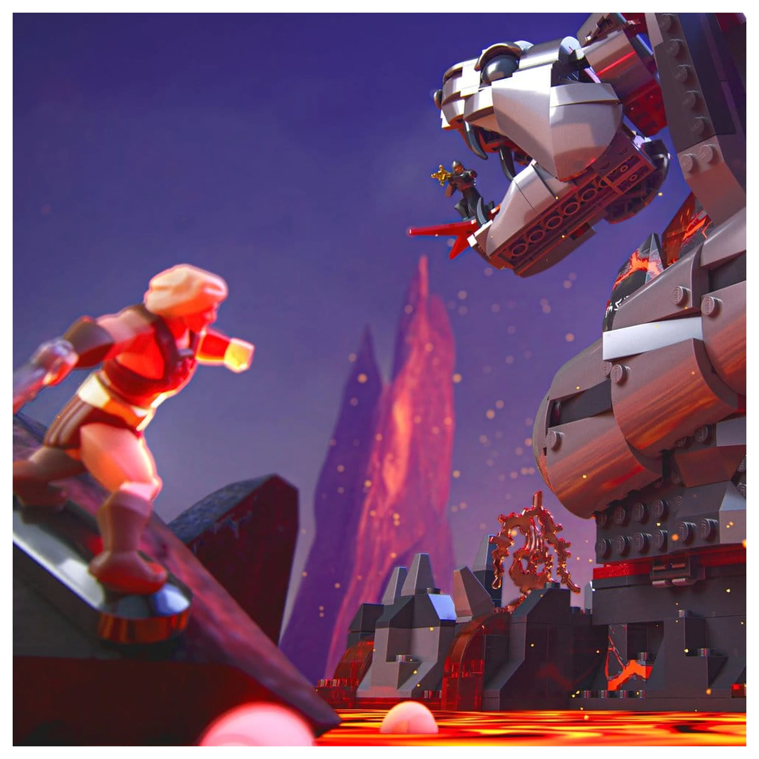 Masters of the Universe Mattel Brick Shop Zestaw Konstrukcyjny Snake Mountain zdjęcie produktu
