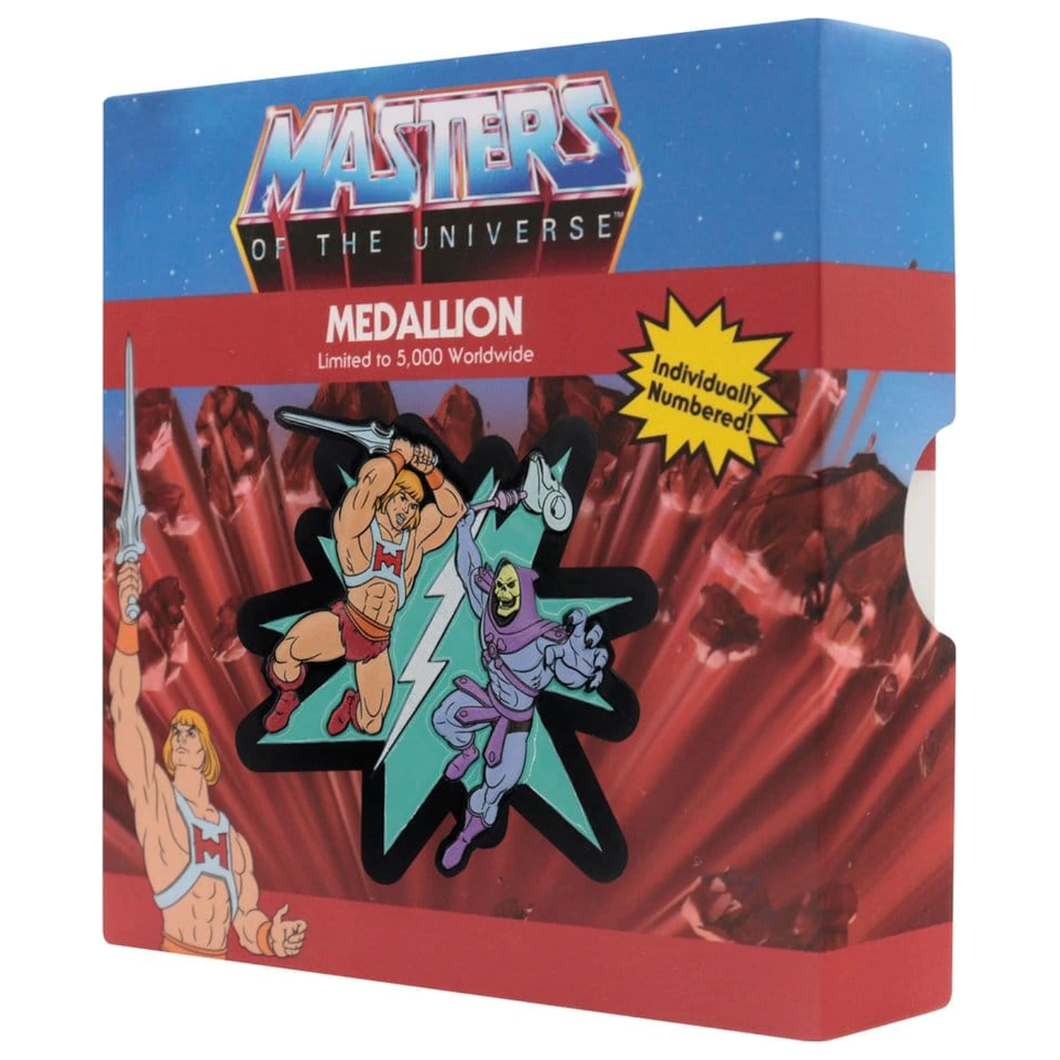 Masters of the Universe Medalion He-Man vs Skeletor Limitowana Edycja zdjęcie produktu