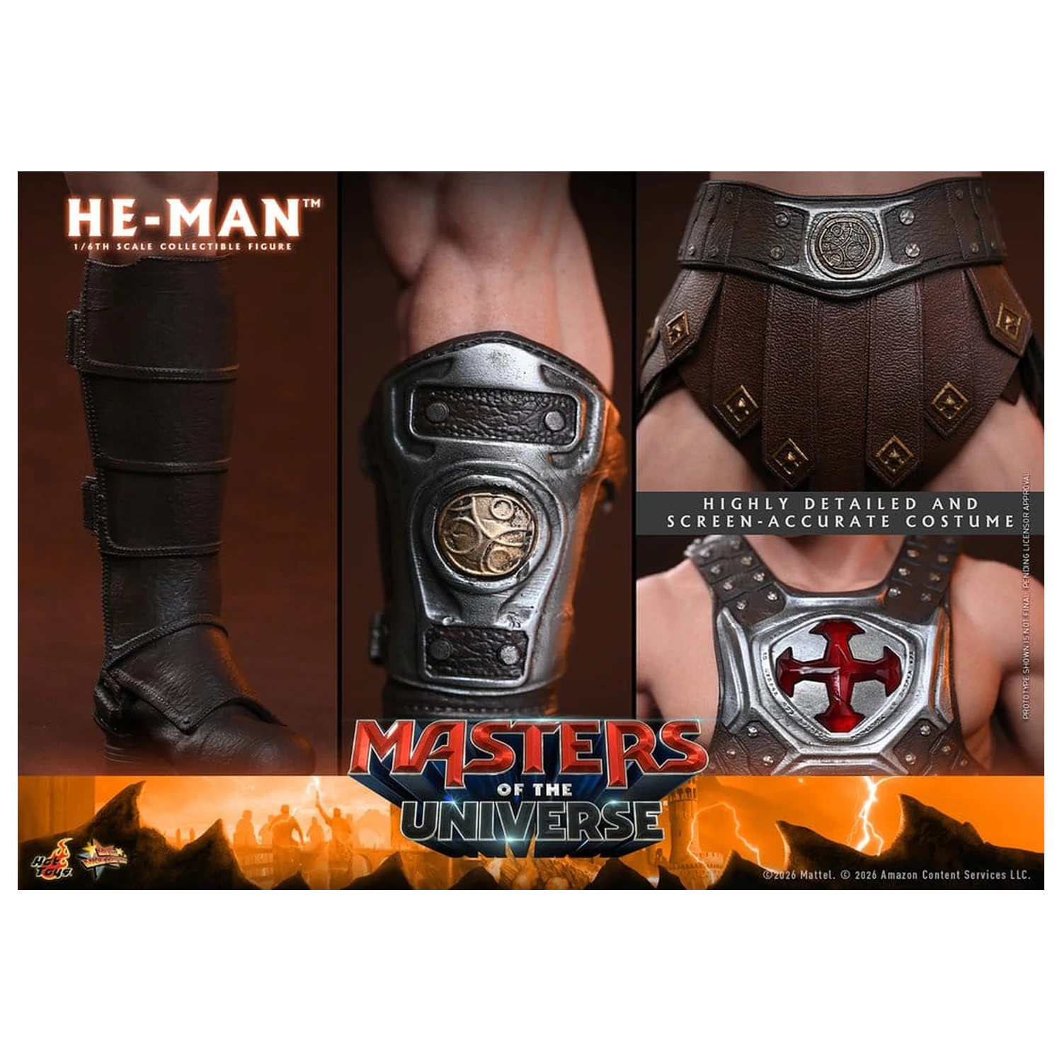 Masters of the Universe Movie Masterpiece Figurka Akcji 1/6 He-Man 31 cm zdjęcie produktu