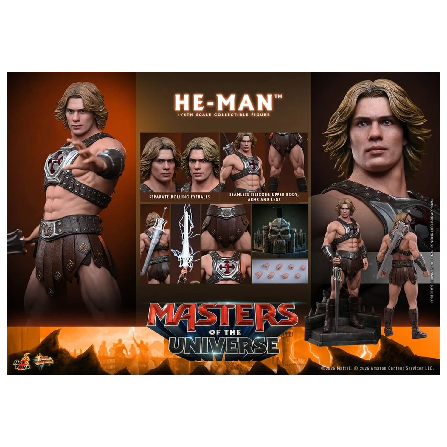Masters of the Universe Movie Masterpiece Figurka Akcji 1/6 He-Man 31 cm zdjęcie produktu