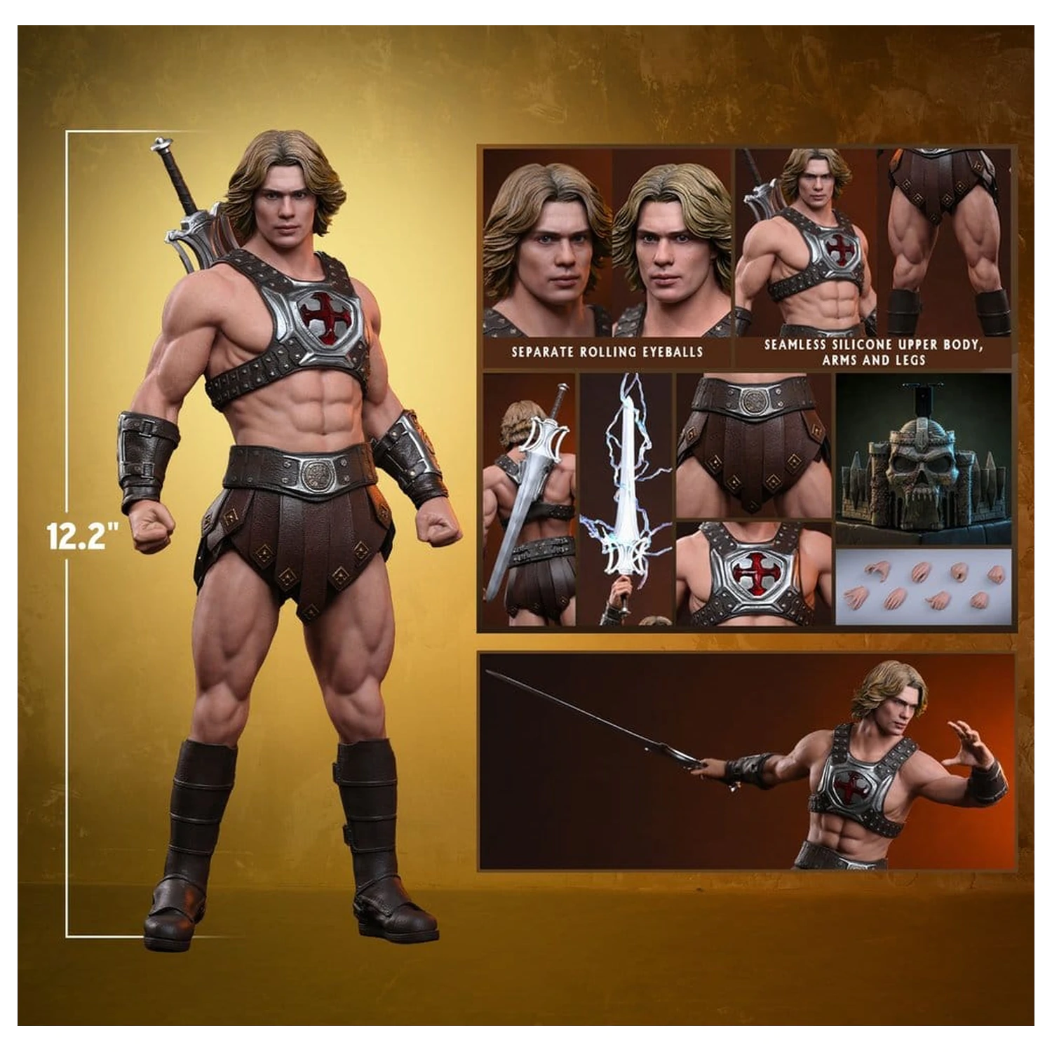 Masters of the Universe Movie Masterpiece Figurka Akcji 1/6 He-Man 31 cm zdjęcie produktu