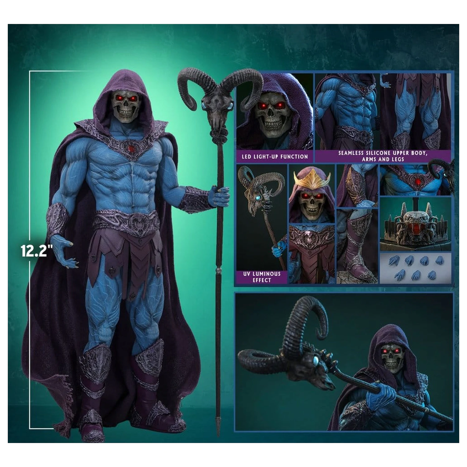 Masters of the Universe Movie Masterpiece Figurka akcji 1/6 Skeletor 31 cm zdjęcie produktu