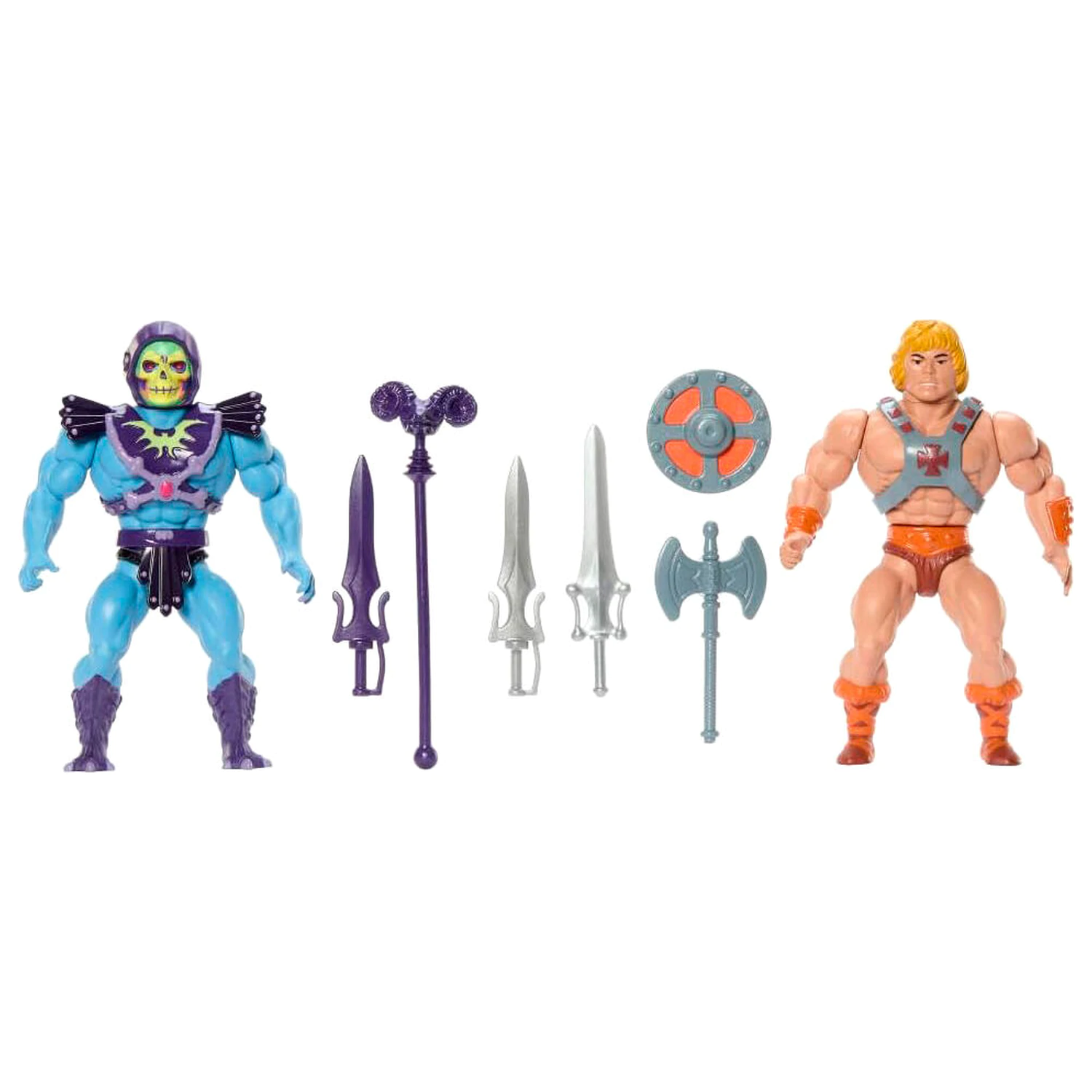 Masters of the Universe Origins 80 Anniversary Mattel He-Man i Skeletor zestaw 2 figurek 14cm zdjęcie produktu