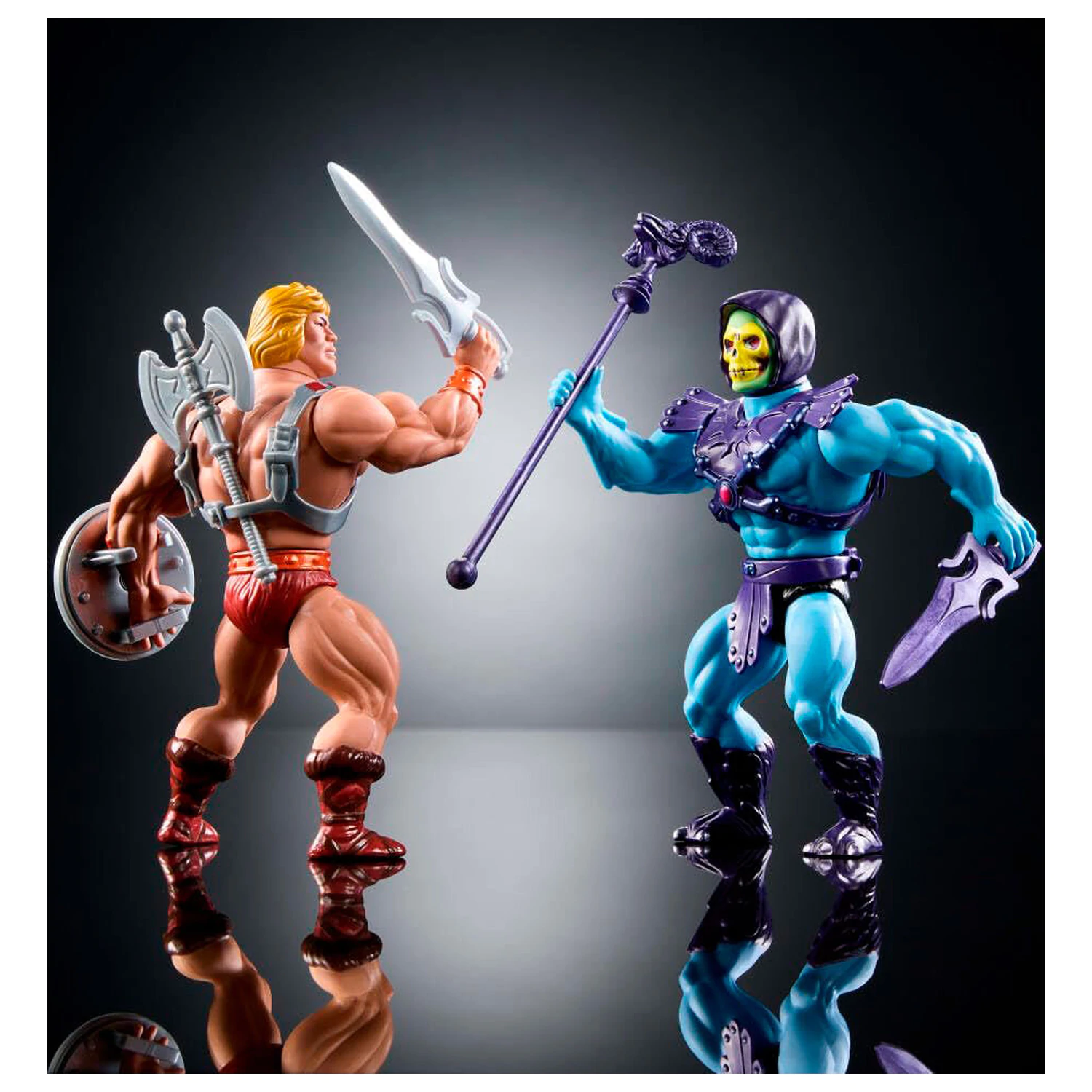 Masters of the Universe Origins 80 Anniversary Mattel He-Man i Skeletor zestaw 2 figurek 14cm zdjęcie produktu