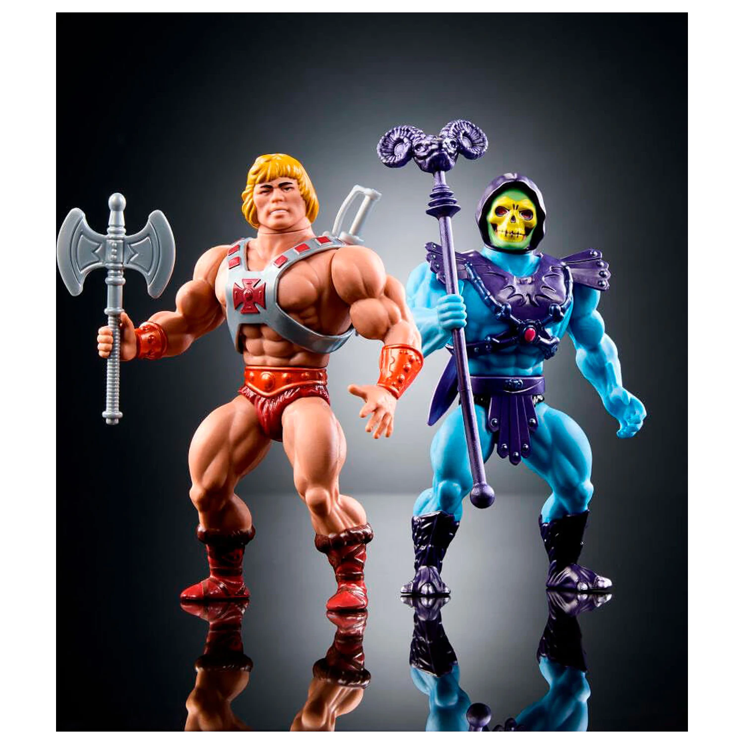 Masters of the Universe Origins 80 Anniversary Mattel He-Man i Skeletor zestaw 2 figurek 14cm zdjęcie produktu