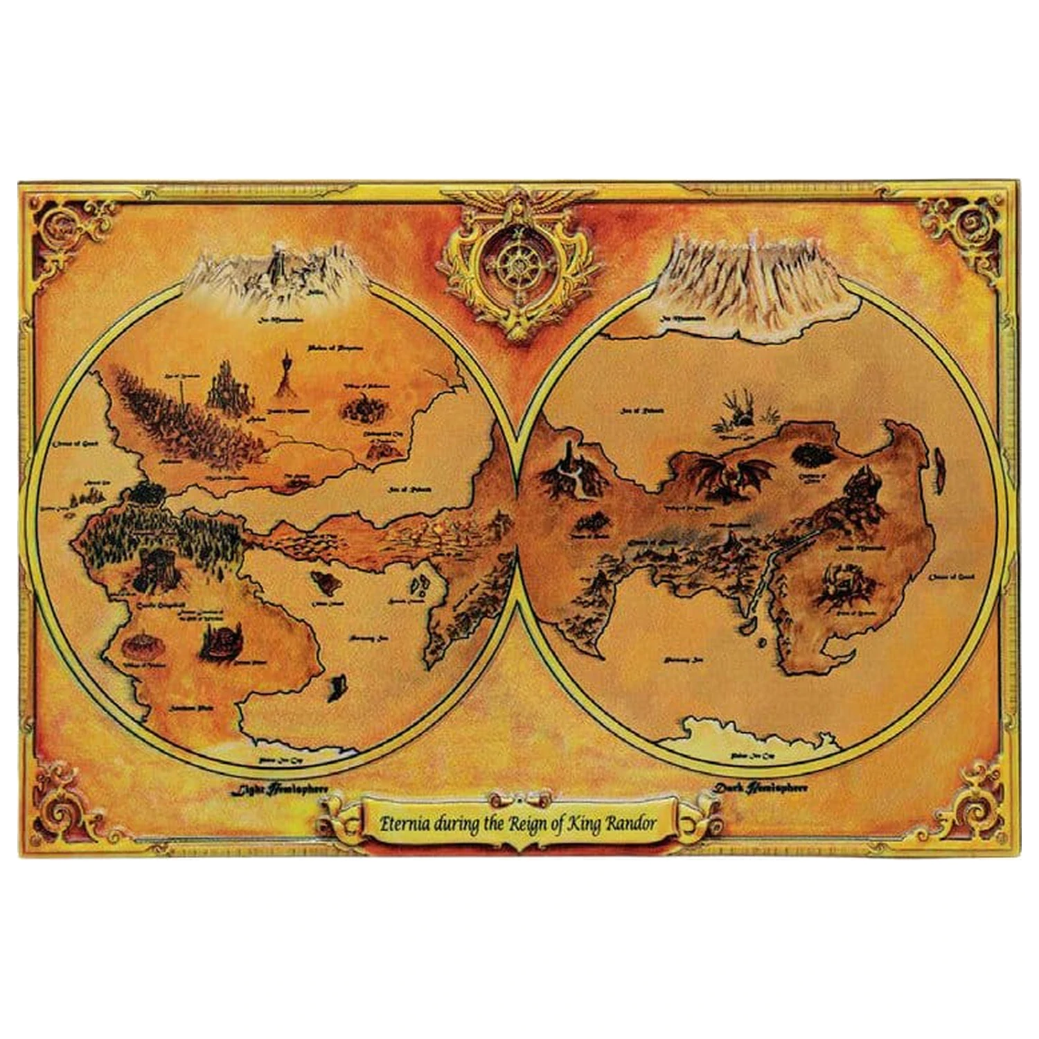 Masters of the Universe Replika Metalowa Mapa Eternii Edycja Limitowana 10 x 15 cm zdjęcie produktu
