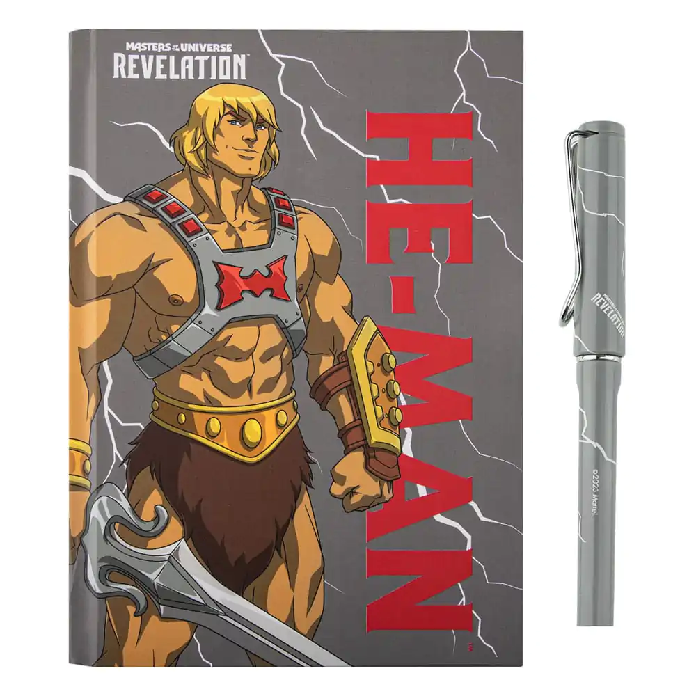 Masters of the Universe - Revelation: He-Man Thunder Deluxe Zestaw Notatnika (notatnik + długopis) zdjęcie produktu